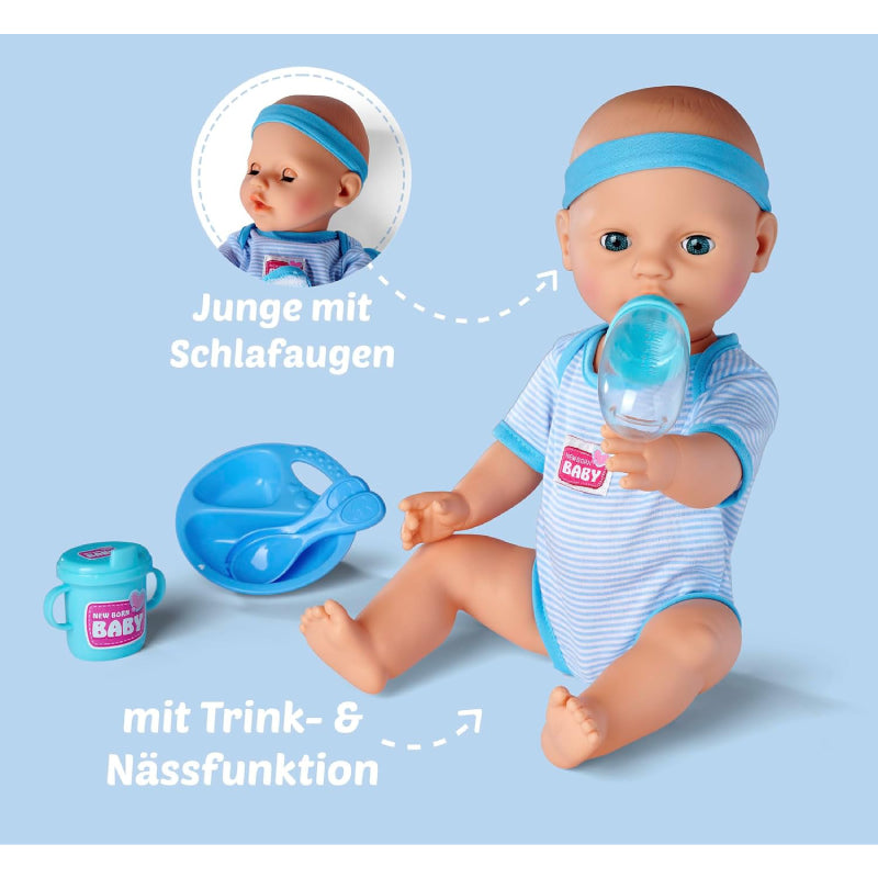 Simba 105030044 - New Born Baby Puppen-Junge