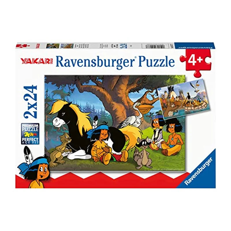 Ravensburger® Yakari und seine Freunde 5577 Puzzle 2 x 24 Teile