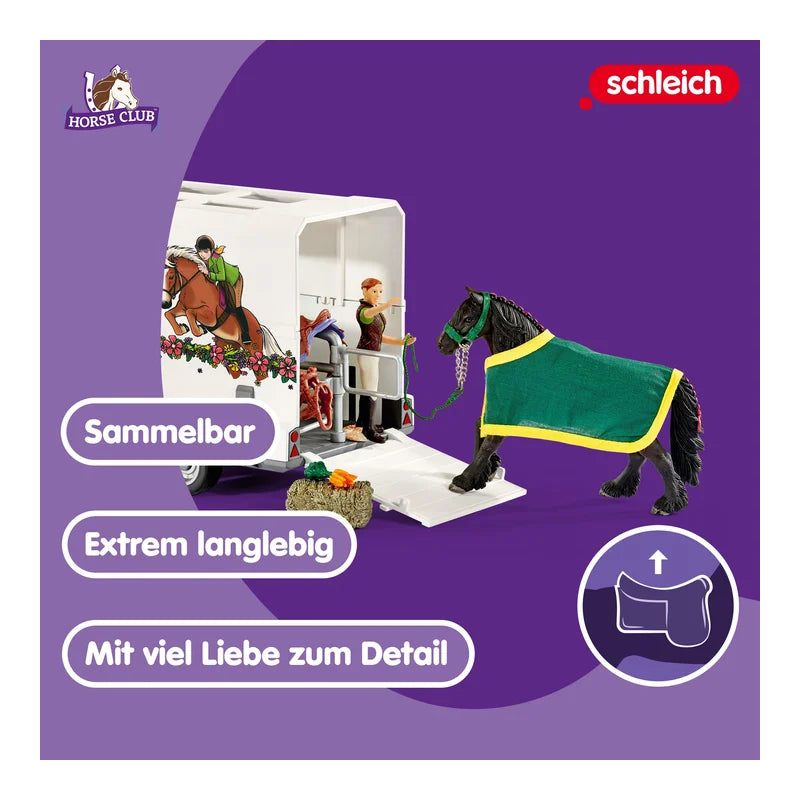 Schleich® 42346 Horse Club Spielset Pick-up mit Pferdeanhänge - Mr.bricksANDmore