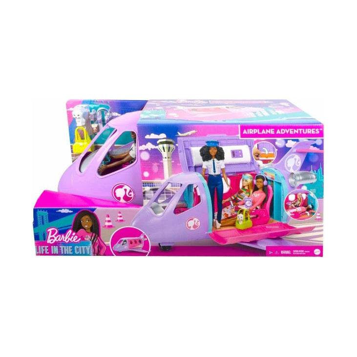 Barbie Flugzeug und Pilot Puppe, Life in The City Airplane - Mr.bricksANDmore