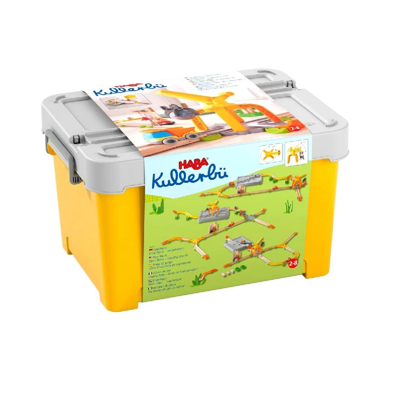 HABA 305783 Kullerbü – Spielbahn Freie Bahn – Verladekran! - Mr.bricksANDmore