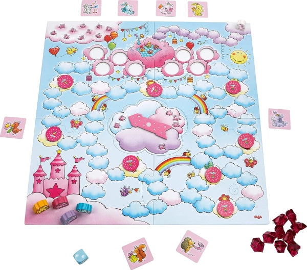 HABA Einhorn Glitzerglück – Kooperatives Lauf- und Sammelspiel - Mr.bricksANDmore