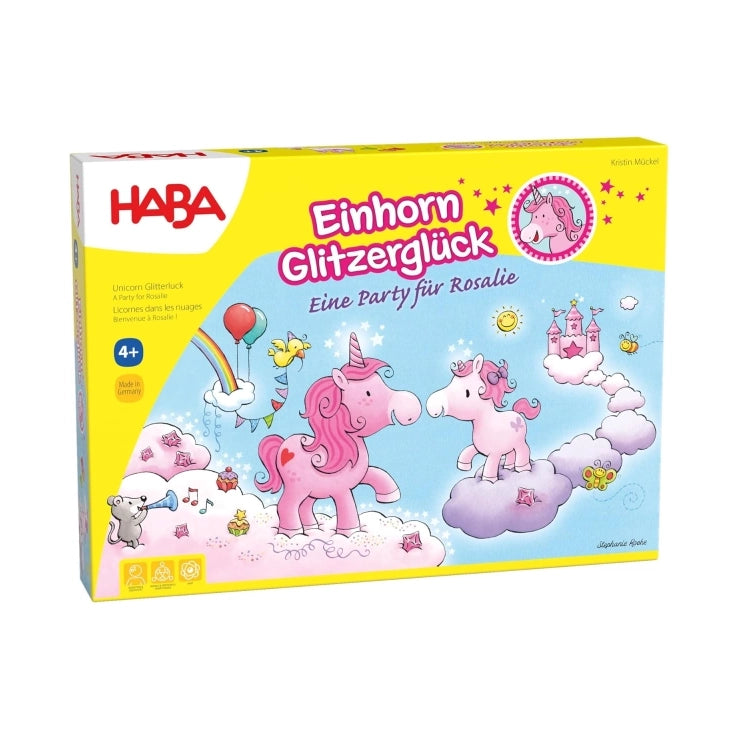 HABA Einhorn Glitzerglück – Kooperatives Lauf- und Sammelspiel - Mr.bricksANDmore