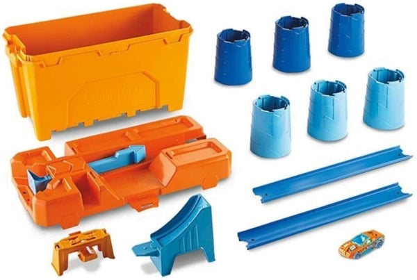 Hot Wheels Track Builder System Fässer-Stunt Box GCF91 - Mr.bricksANDmore