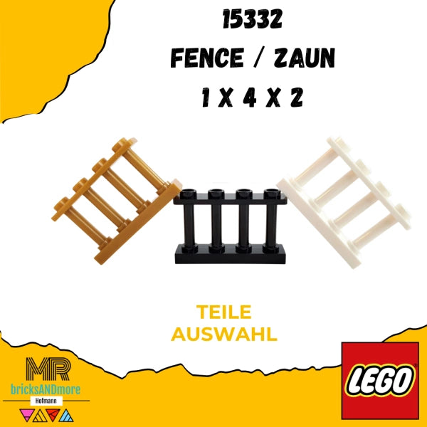LEGO® 15332 Zaun / Fence 1 x 4 x 2 - Mr.bricksANDmore