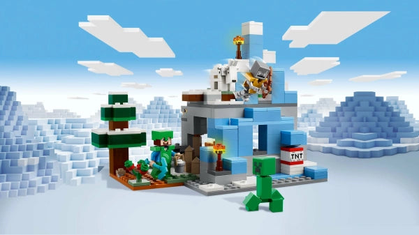 LEGO® Minecraft 21243 Die Vereisten Gipfel - Mr.bricksANDmore