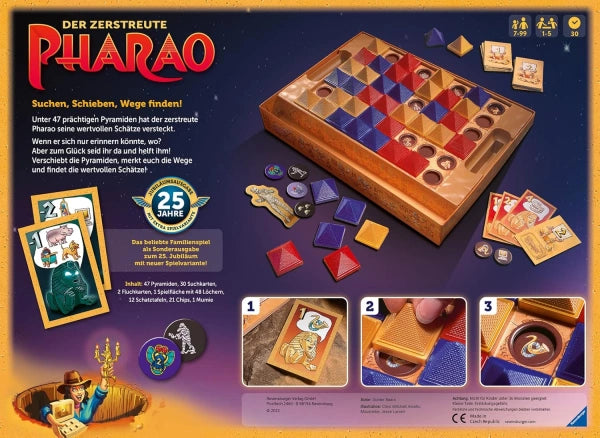 Ravensburger - Der zerstreute Pharao 27316 - 25 Jahre Jubiläumsausgabe - Mr.bricksANDmore