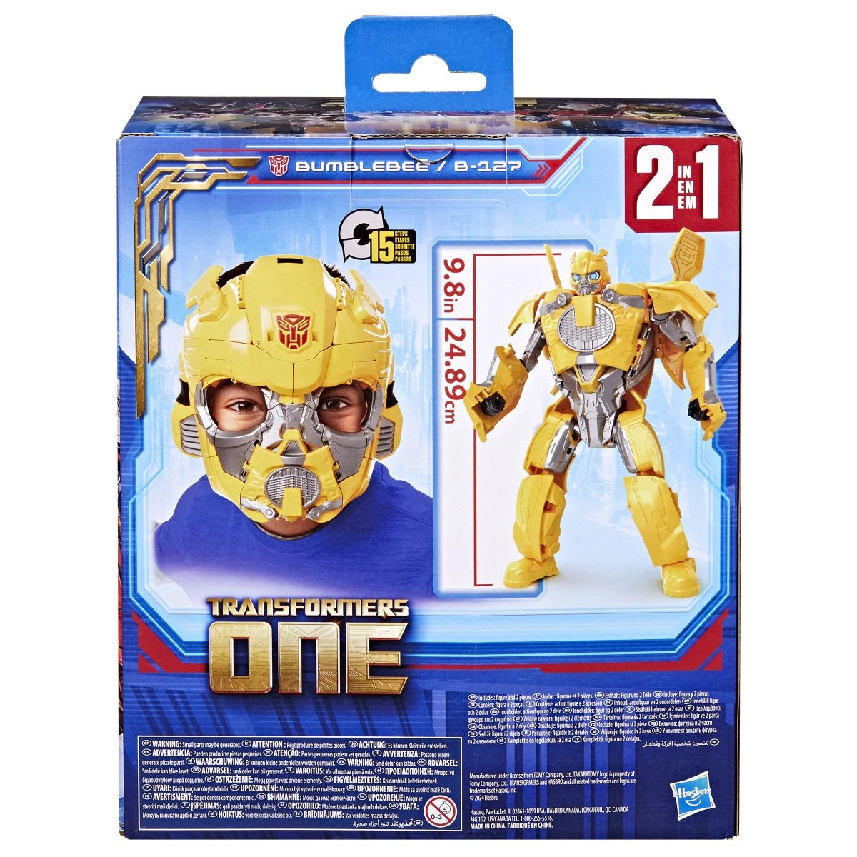 Transformers One 2 in 1 Maske Bumblebee B-127 - Mr.bricksANDmore