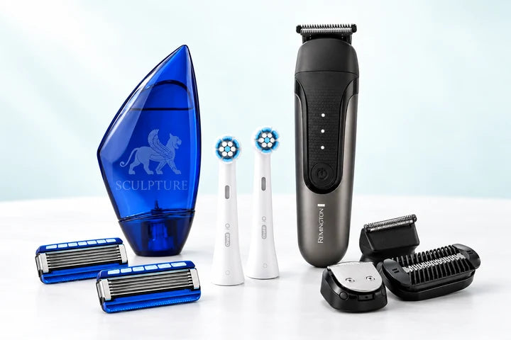 Nikos-Parfum, Oral-B-Bürstenköpfe, Wilkinson-Klingen und Remington-Trimmer